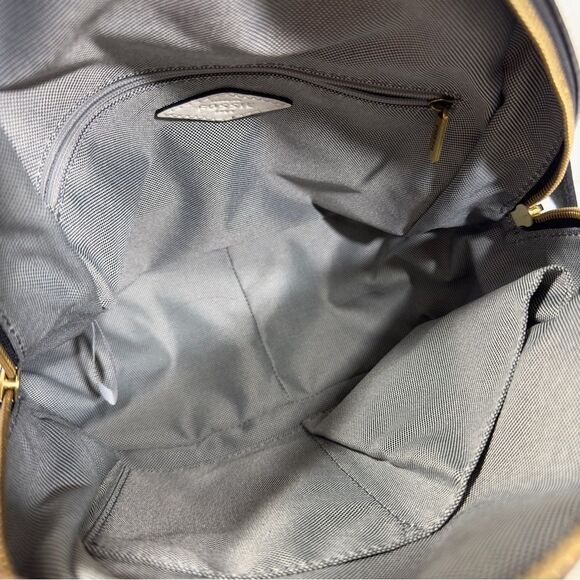 $198 NWOT FOSSIL MEGAN LEATHER MINI LILY WHITE BACKPACK - Picture 6 of 11